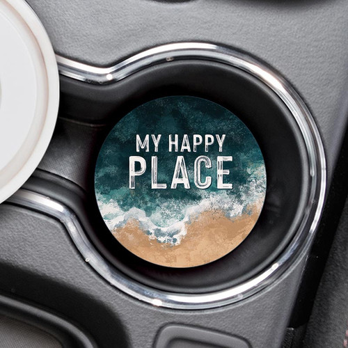 p. graham dunn Coastal Collection Car Coaster (Retail Pack) - My Happy Place