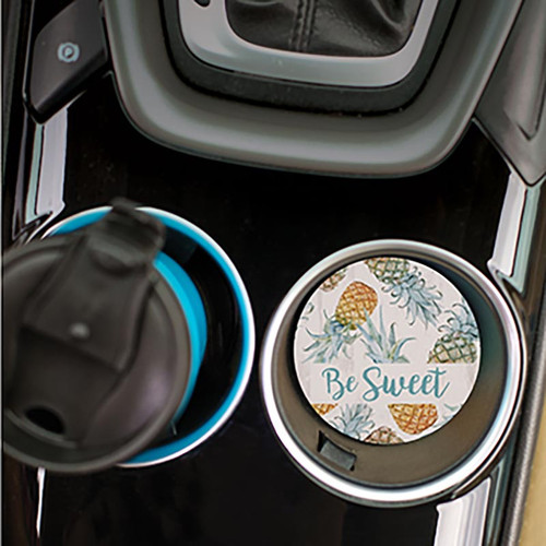 p. graham dunn Coastal Collection Car Coasters (Retail Pack) - Be Sweet