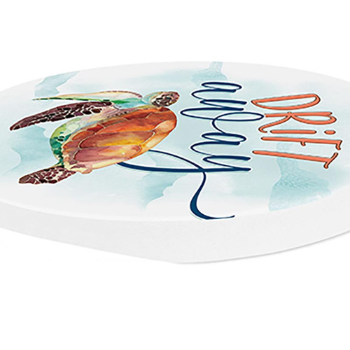 P. Graham Dunn Coastal Collection Car Coasters (Retail Pack) - Drift Away