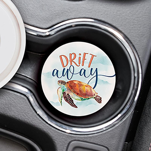 p. graham dunn Coastal Collection Car Coasters (Retail Pack) - Drift Away