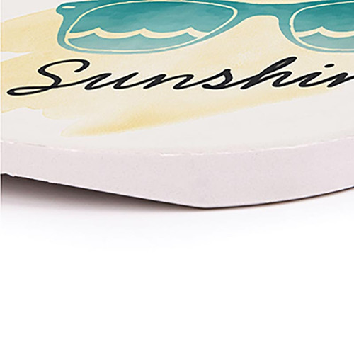 P. Graham Dunn Coastal Collection Car Coasters (Retail Pack) - Hello Sunshine