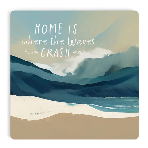 p. graham dunn Coastal Collection Coaster - Home Is Where