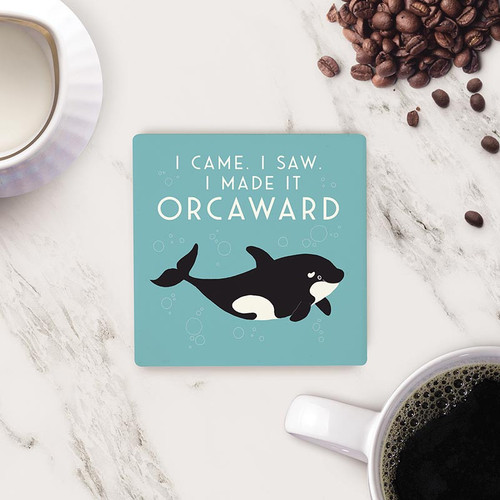 P. Graham Dunn Coastal Collection Coaster - I Came I Saw