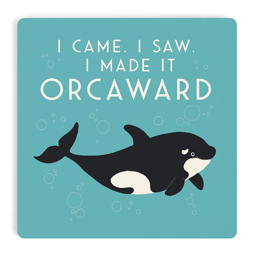 p. graham dunn Coastal Collection Coaster - I Came I Saw