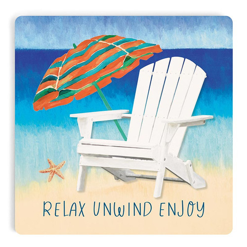 p. graham dunn Coastal Collection Coaster - Relax Unwind