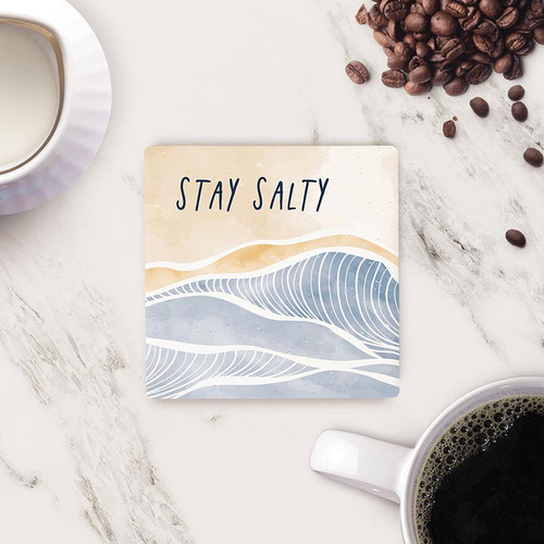 P. Graham Dunn Coastal Collection Coaster - Stay Salty