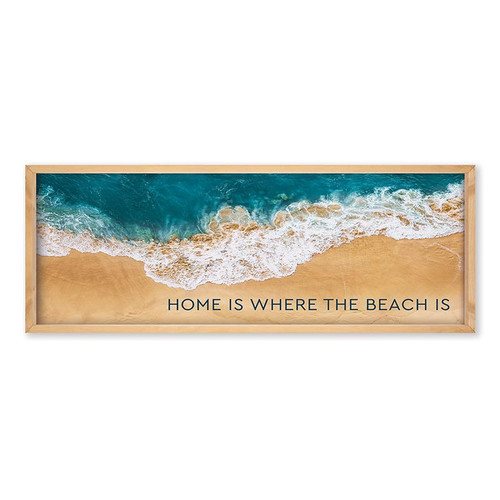 p. graham dunn Coastal Collection Framed Art - Home Is Where The Beach Is