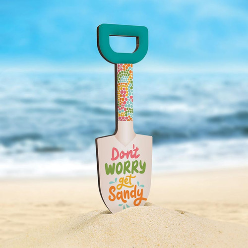 p. graham dunn Coastal Collection Garden Sign - Don't Worry Get Sandy