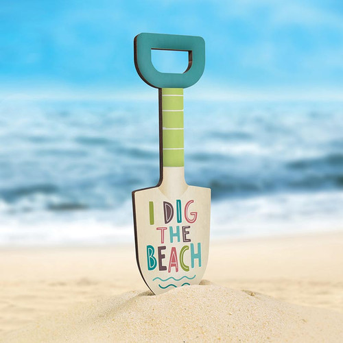 p. graham dunn Coastal Collection Garden Sign - I Dig The Beach