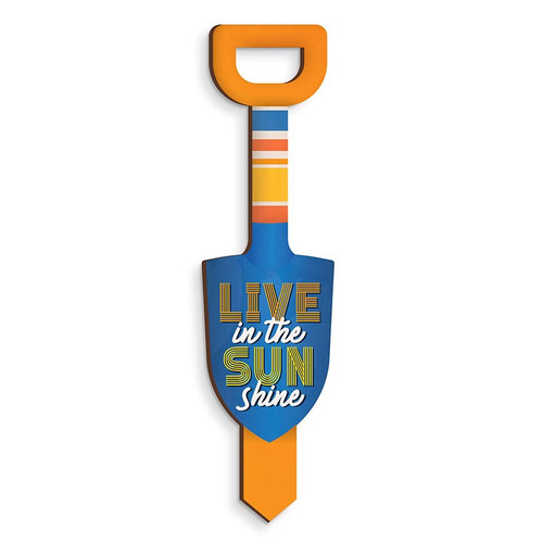 P. Graham Dunn Coastal Collection Garden Sign - Live In The Sun