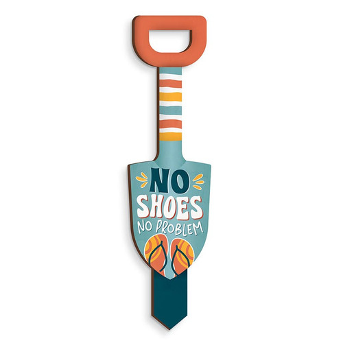 P. Graham Dunn Coastal Collection Garden Sign - No Shoes