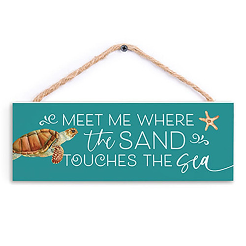 p. graham dunn Coastal Collection Hanging Sign - Meet Me