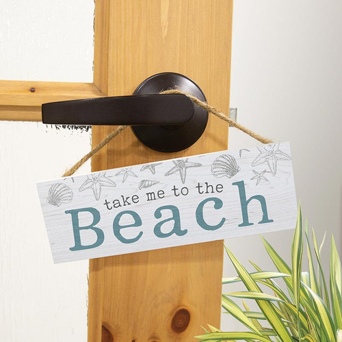 P. Graham Dunn Coastal Collection Hanging Sign - Take Me To The Beach