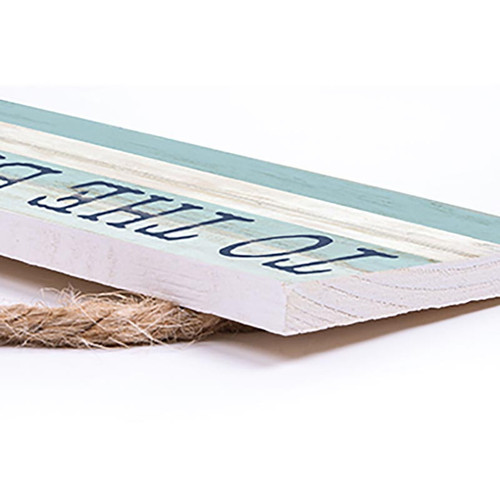 P. Graham Dunn Coastal Collection Hanging Sign - To The Beach