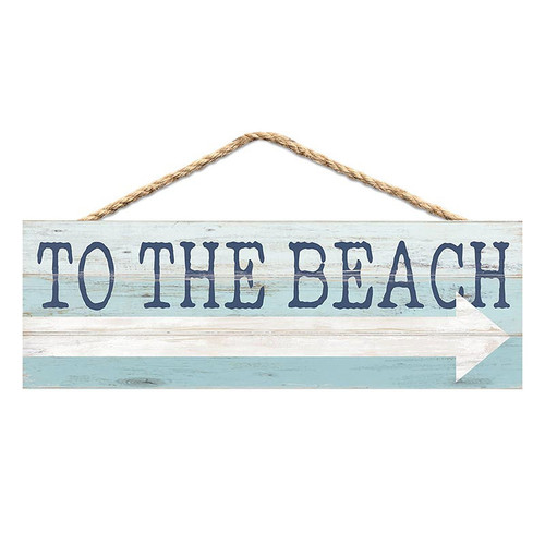 p. graham dunn Coastal Collection Hanging Sign - To The Beach