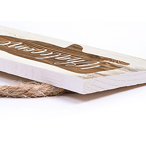 P. Graham Dunn Coastal Collection Hanging Sign - Welcome Whale