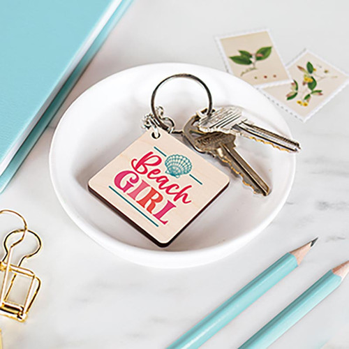 P. Graham Dunn Coastal Collection Key Chains - Beach Girl