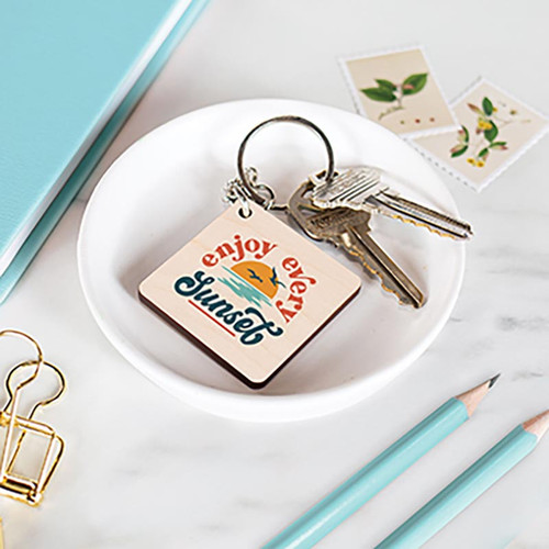 P. Graham Dunn Coastal Collection Key Chains - Enjoy Every Sunset