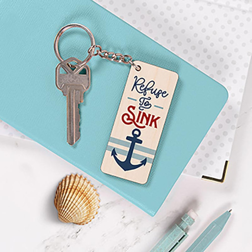 P. Graham Dunn Coastal Collection Key Chains - Refuse To Sink
