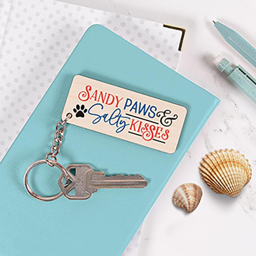 P. Graham Dunn Coastal Collection Key Chains - Sandy Paws