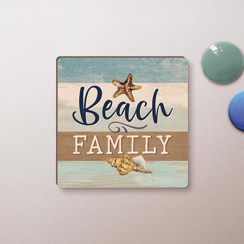 P. Graham Dunn Coastal Collection Magnet - Beach Family
