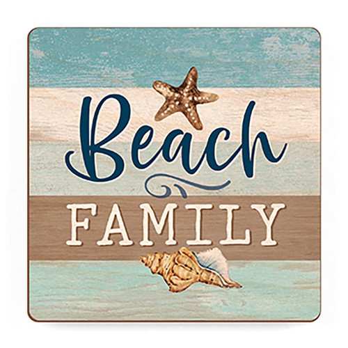 p. graham dunn Coastal Collection Magnet - Beach Family
