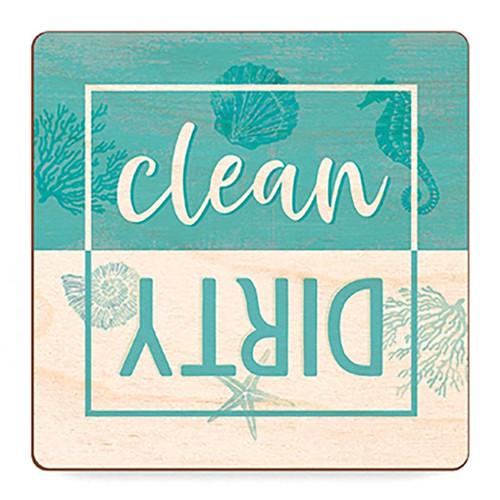 p. graham dunn Coastal Collection Magnet - Clean/Dirty