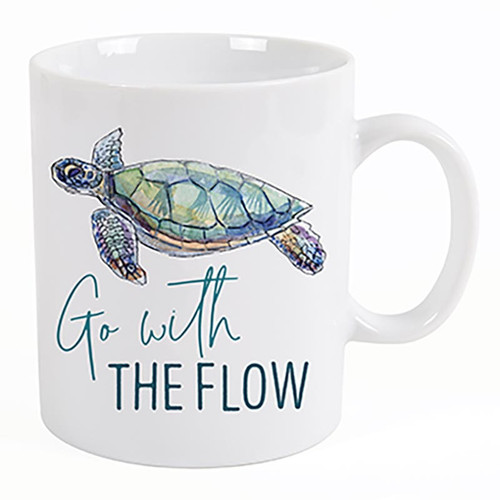 p. graham dunn Coastal Collection Mug - Go With The Flow