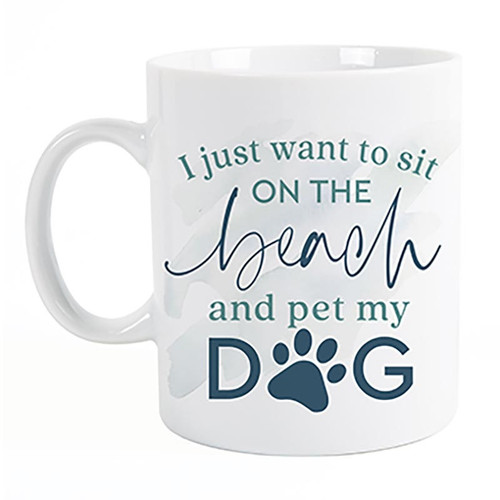 P. Graham Dunn Coastal Collection Mug - I Just Want To Sit