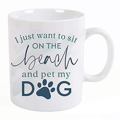 p. graham dunn Coastal Collection Mug - I Just Want To Sit