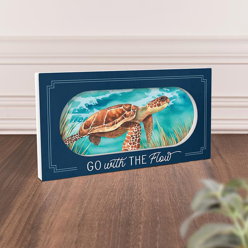 P. Graham Dunn Coastal Collection Ornate Decor - Go With The Flow