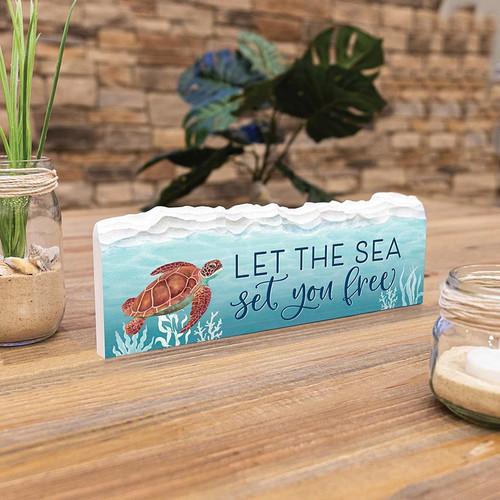 P. Graham Dunn Coastal Collection Ornate Decor - Let The Sea