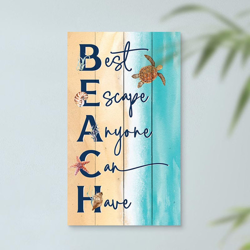 P. Graham Dunn Coastal Collection Pallet Sign - B.E.A.C.H