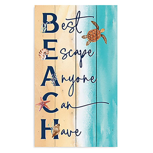 p. graham dunn Coastal Collection Pallet Sign - B.E.A.C.H