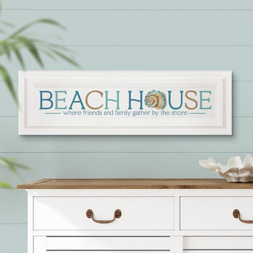 P. Graham Dunn Coastal Collection Panel Sign - Beach House