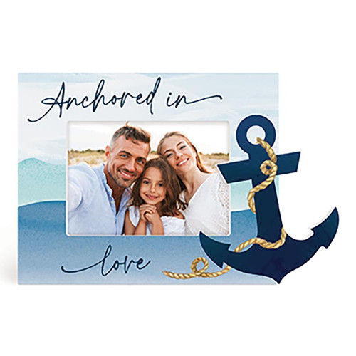 p. graham dunn Coastal Collection Photo Frame - Anchored In Love