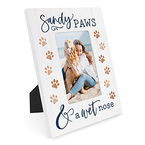 P. Graham Dunn Coastal Collection Photo Frame - Sandy Paws