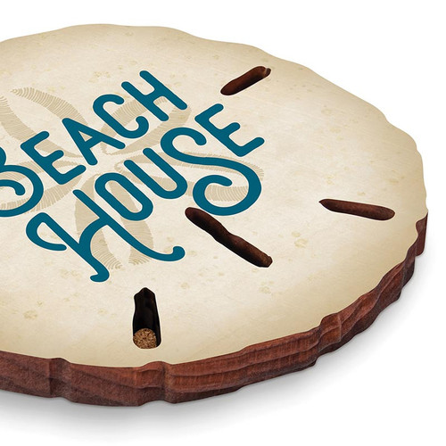 P. Graham Dunn Coastal Collection Round Coaster Set - Beach House