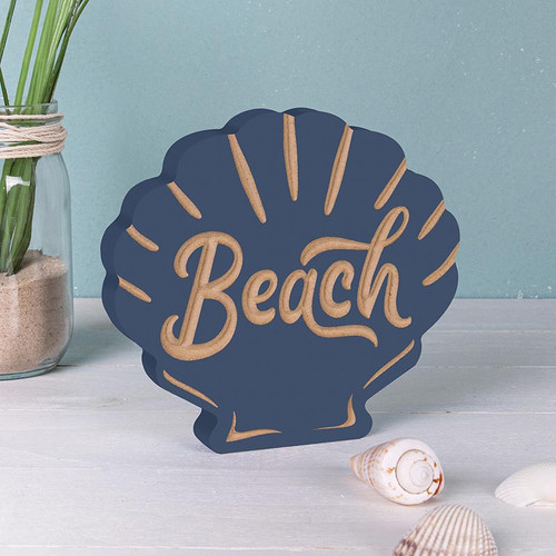 P. Graham Dunn Coastal Collection Shapes - Carved Beach