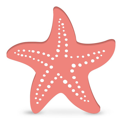 p. graham dunn Coastal Collection Shapes - Pink Starfish