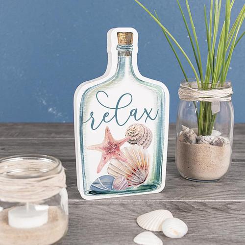 P. Graham Dunn Coastal Collection Shapes - Relax Sea Bottle