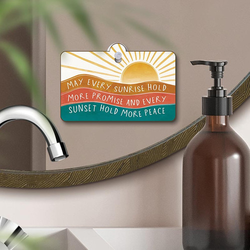 P. Graham Dunn Coastal Collection Suction Sign - May Every Sunrise