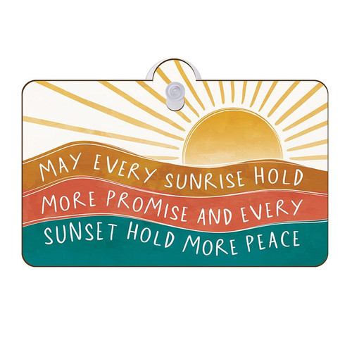 p. graham dunn Coastal Collection Suction Sign - May Every Sunrise