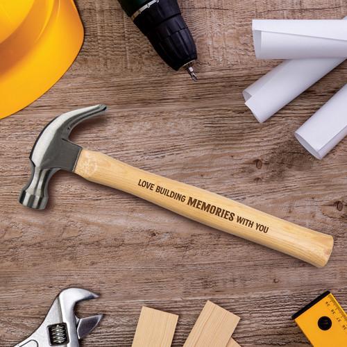 p. graham dunn Engraved Hammer - Love Building Memories With You