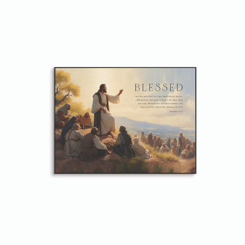 P. Graham Dunn Foundations Of Faith Collection Art Print - Blessed