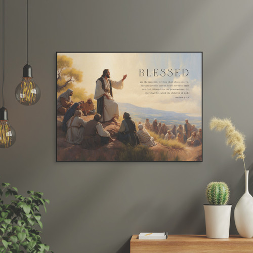 p. graham dunn Foundations Of Faith Collection Art Print - Blessed