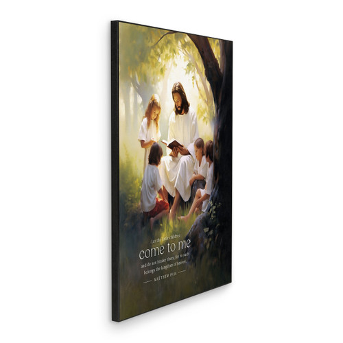 P. Graham Dunn Foundations Of Faith Collection Art Print - Let The Little Children