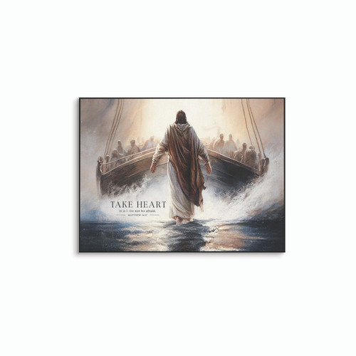 P. Graham Dunn Foundations Of Faith Collection Art Print - Take Heart It Is