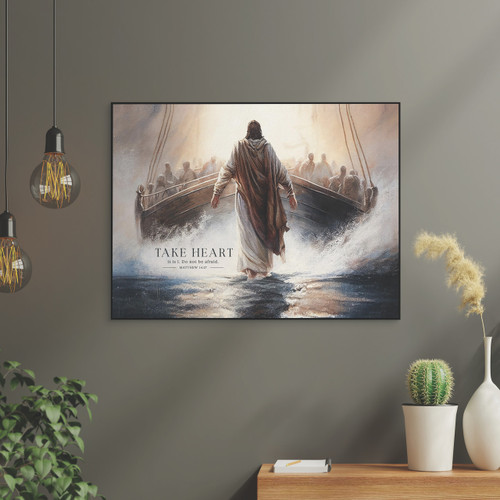 p. graham dunn Foundations Of Faith Collection Art Print - Take Heart It Is