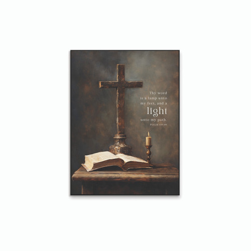 P. Graham Dunn Foundations Of Faith Collection Art Print - Thy Word Is A